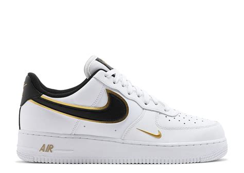 nike air force goud zwart|Nike Air Force 1 black and white.